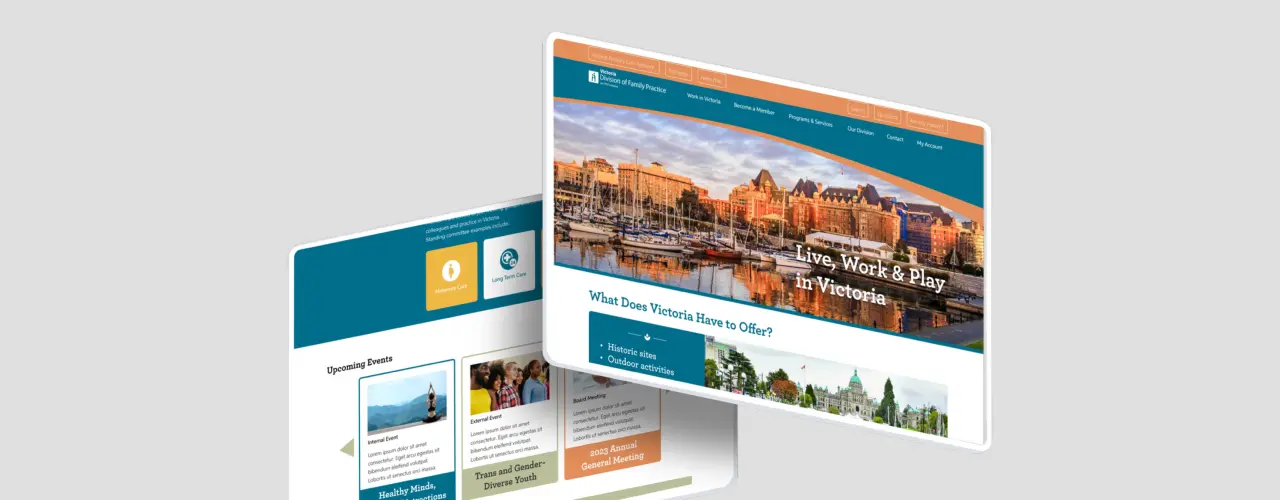 The Victoria Division of Family Practice Mockup